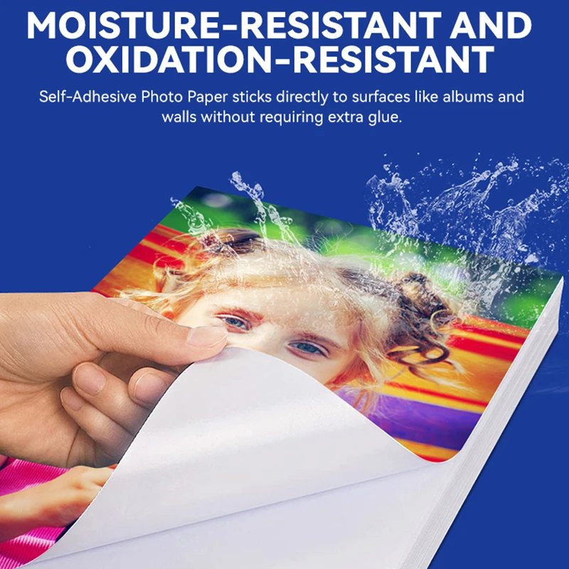 A3 A4 115-260GSM Size Portable Self Sticky Adhesive Photo Paper A4 For Inkjet Printers Printing