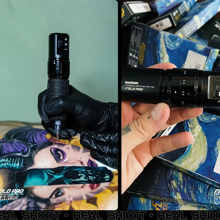 2023 New model supplier best seller Fold Pro Wireless Tattoo Pen Machine
