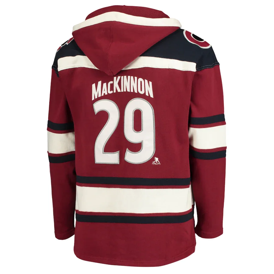 Cheap unique different name number hoodie hockey jerseys tackle twill usa team ice hockey jersey with hood