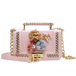 Quickly dropshipping handbag designer ladies 3D flower vase handbag woman bags luxury handbags