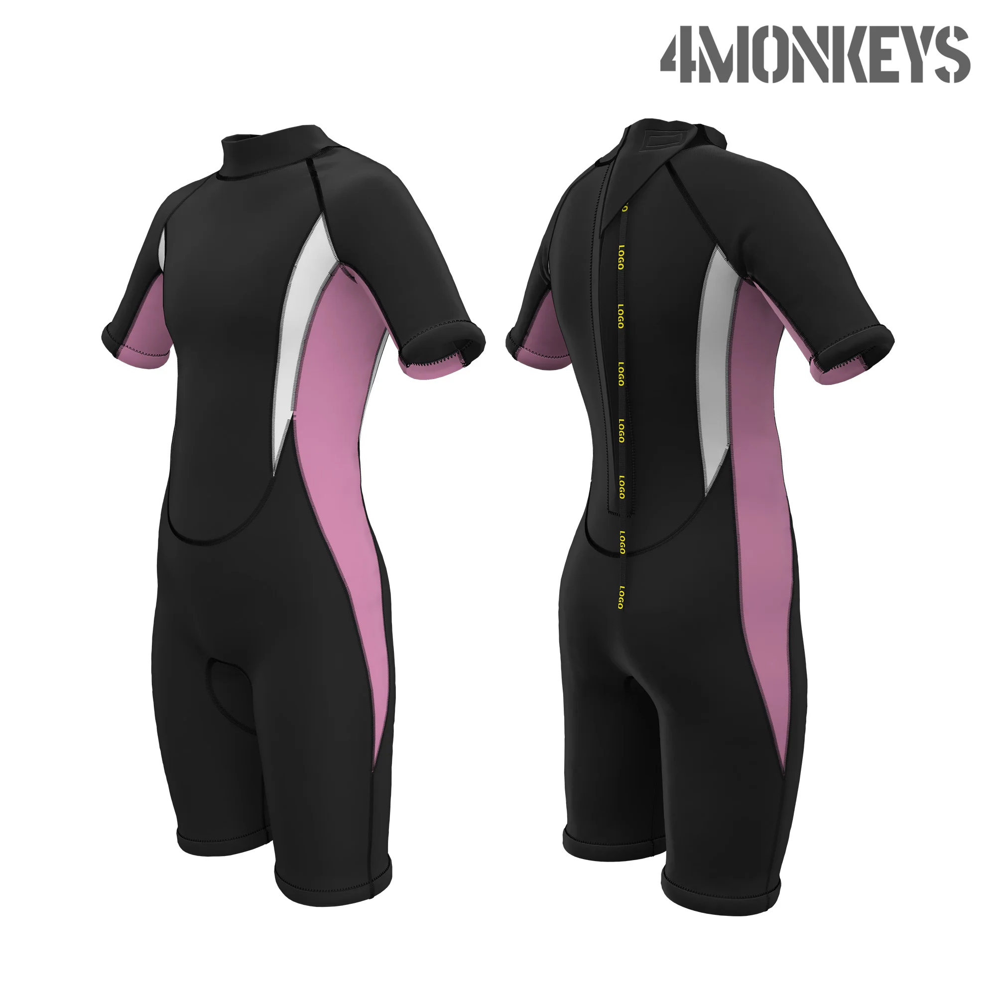 3mm Neoprene shorty sleeve Diving suit keep warm in cold water kids wetsuit for surfing swimming water sports