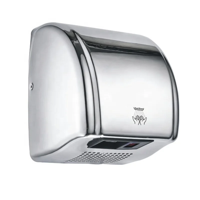Stainless Steel Hotel Handdrier Infrared Touch Free Automatic High Speed Commercial Hand Dryer For Bathroom