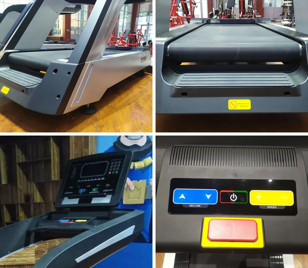 Commercial running machine professional heavy duty treadmill keyboard