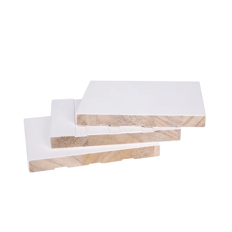 Customized Trim Molding Decorative White Coating  Primed Internal Door Jamb