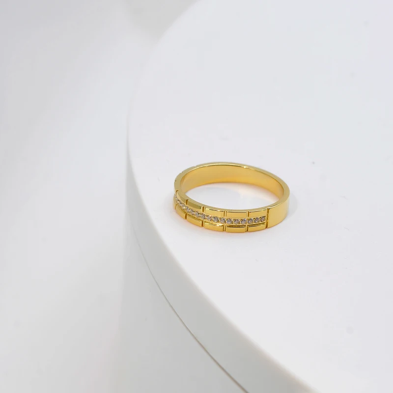 Manufacturer Custom Jewelry Never Fade Wedding Rings Gold 18k Relieving Rings Anxiety Stainless Steel  Ring For Women Men