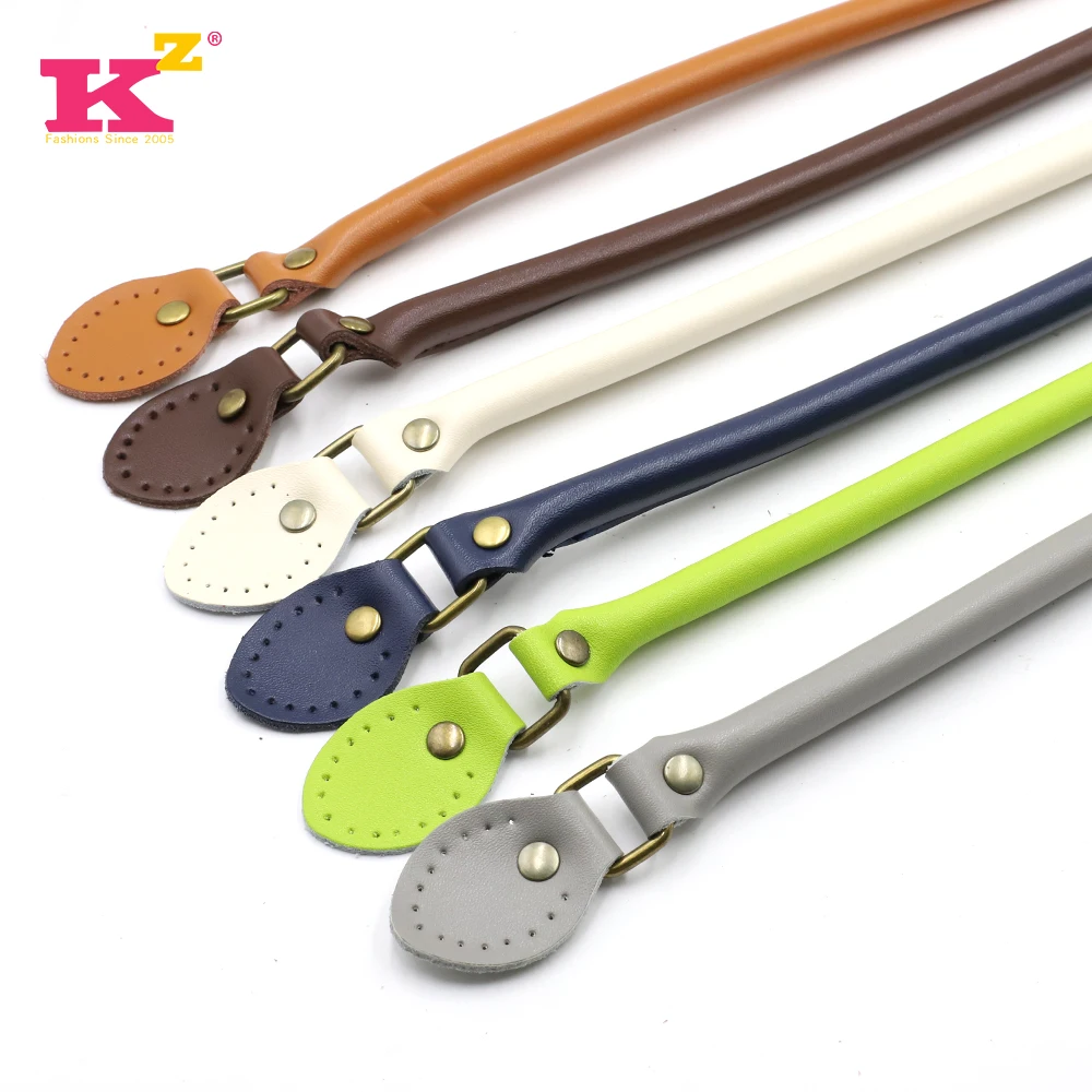 2Pcs/Pair 60cm High Quality Split Leather Bag Handles for Bag accessories Bag Handle