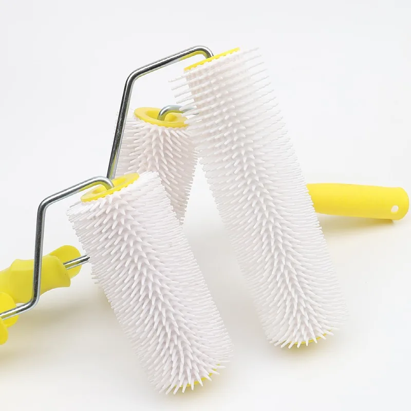 Defoamer floor paint tool self leveling cement air release needle punched roller epoxy floor coating tools PP spiked roller
