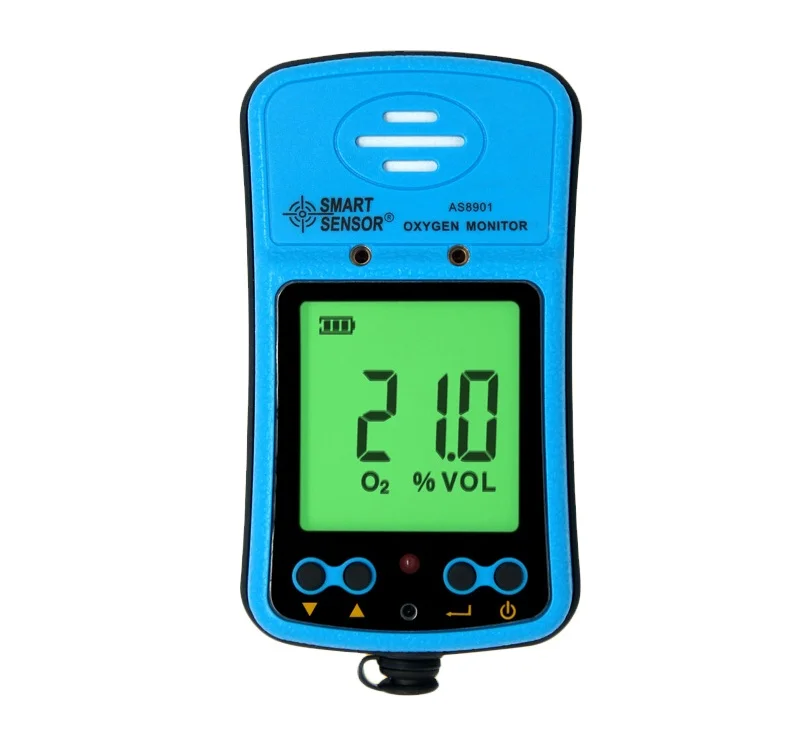 Портативный анализатор качества воздуха с умным датчиком, детектор кислорода и газа O2