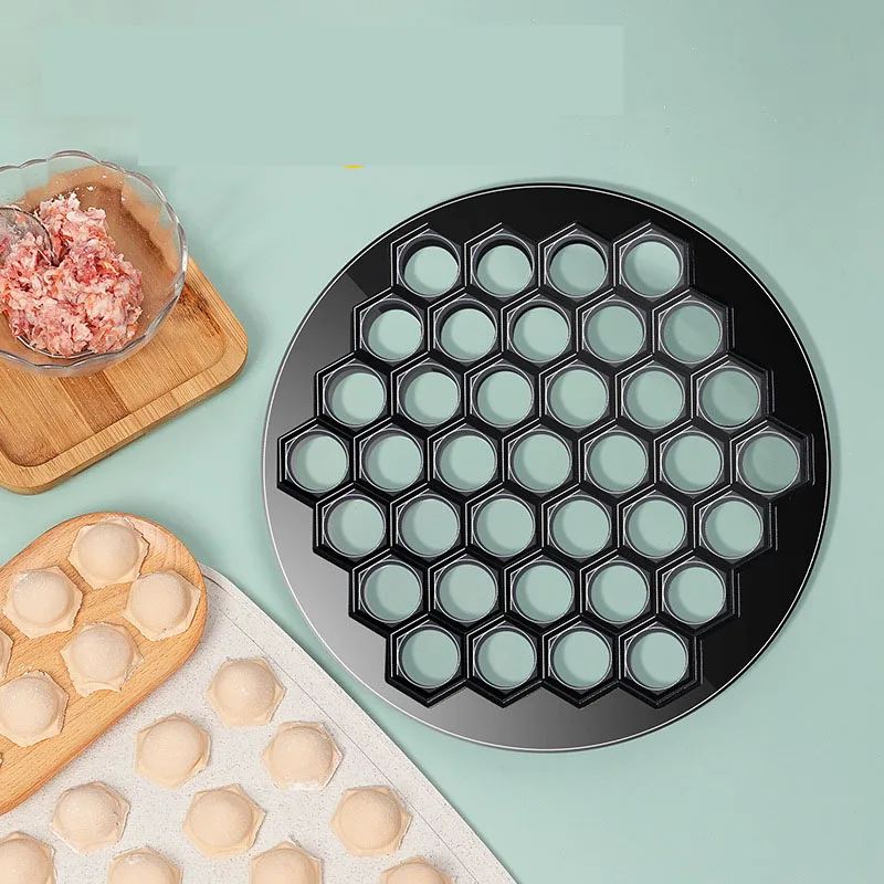 37 Holes Aluminum Alloy Dumpling Molds Ravioli Dumpling Maker Mould Kitchen DIY Making Tools Make Pastry Dumpling Tool Household
