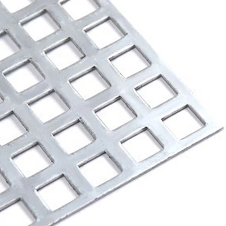 square hole perforated metal sheetPerforated Stainless Sheet Custom 201 304 316 420 430 443punched meshperforated sheet