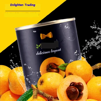 Chinese Special Fruits Canned Loquat Whole In Light/Heavy Syrup