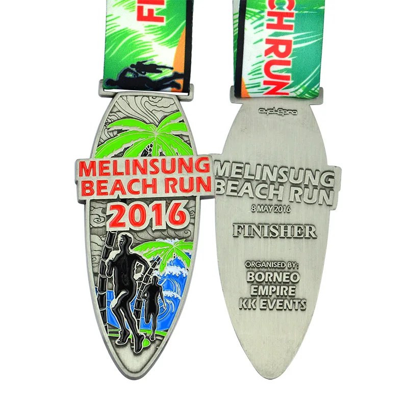 Оптовая продажа металлическая пустая медаль Золотая Серебряная бронзовая награда спортивные медали с лентой