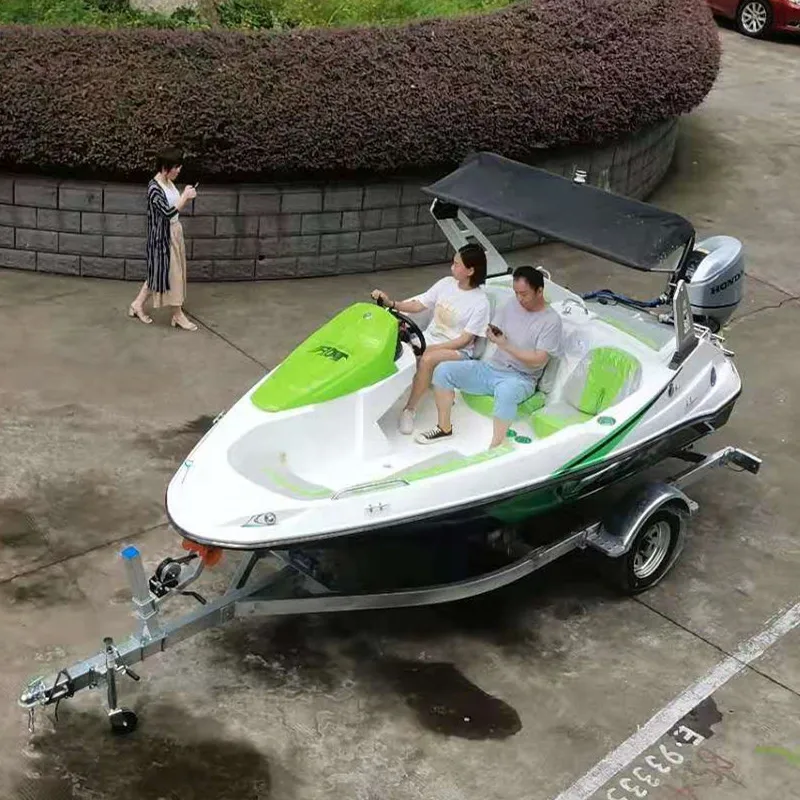 16ft fibreglass waterpaly crafts water sports speed boat for wholesales