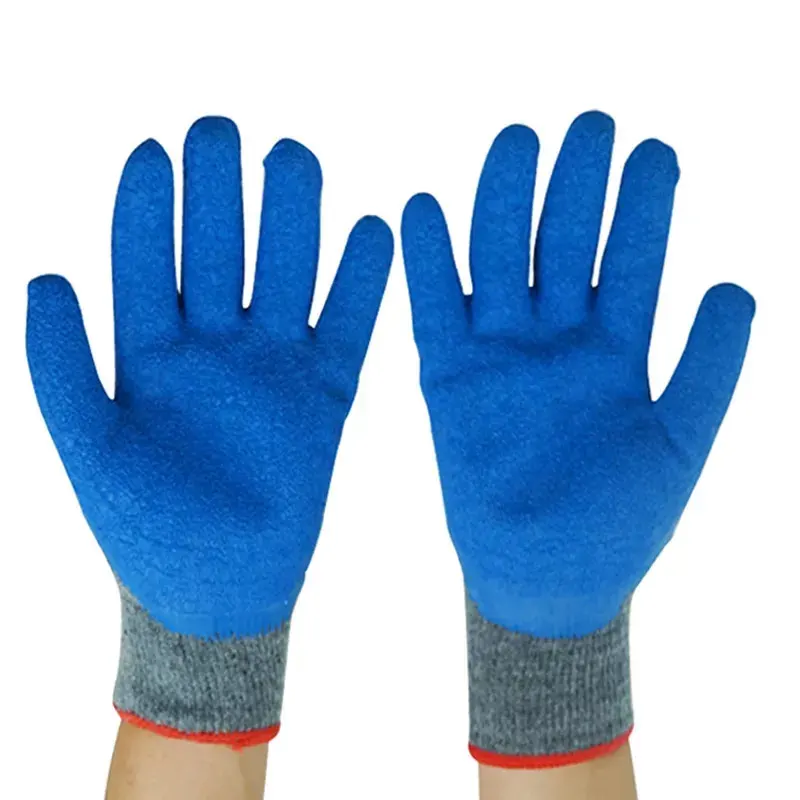 Factory Wholesale Customized Garden Work Anti-Slip Anti-Static Latex Coated Safety Gloves