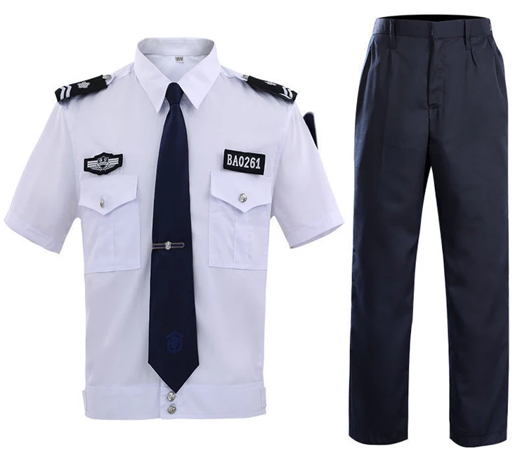 Custom Logo Guard Uniform Sets Quick Dry Fabric Security Guards Uniform Utility Pants Suit Security Guard Work Wear