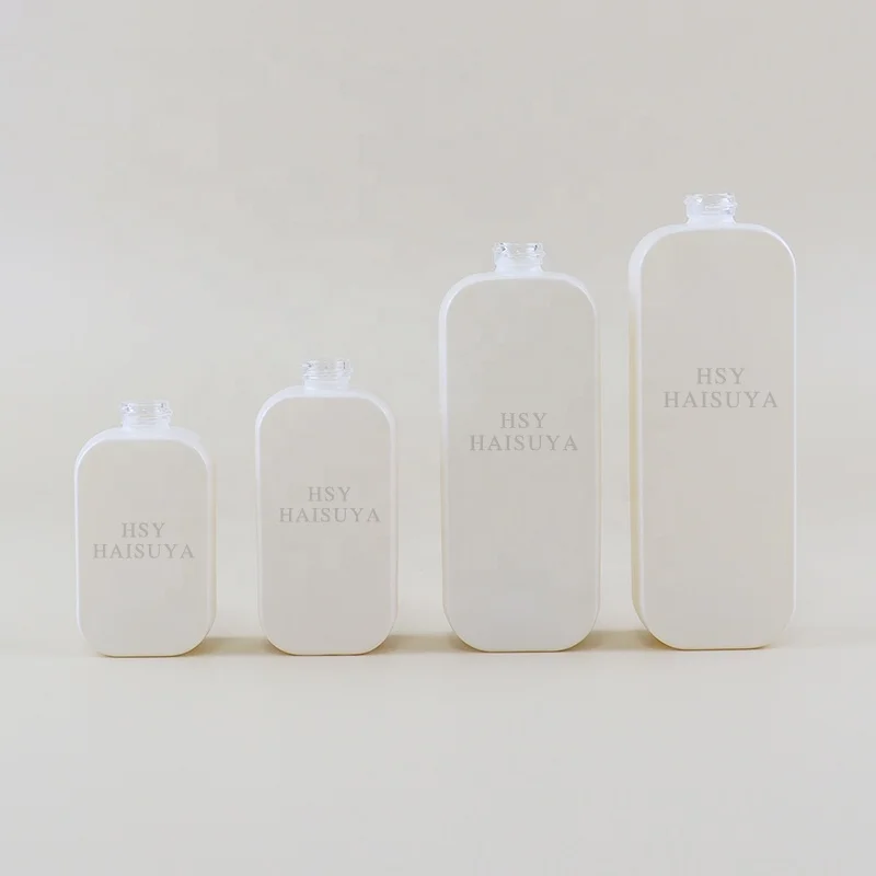 Spot 1oz 100ml 120ml white glass skincare packaging perfume lotion bottle and cream jar sets wholesale for sale