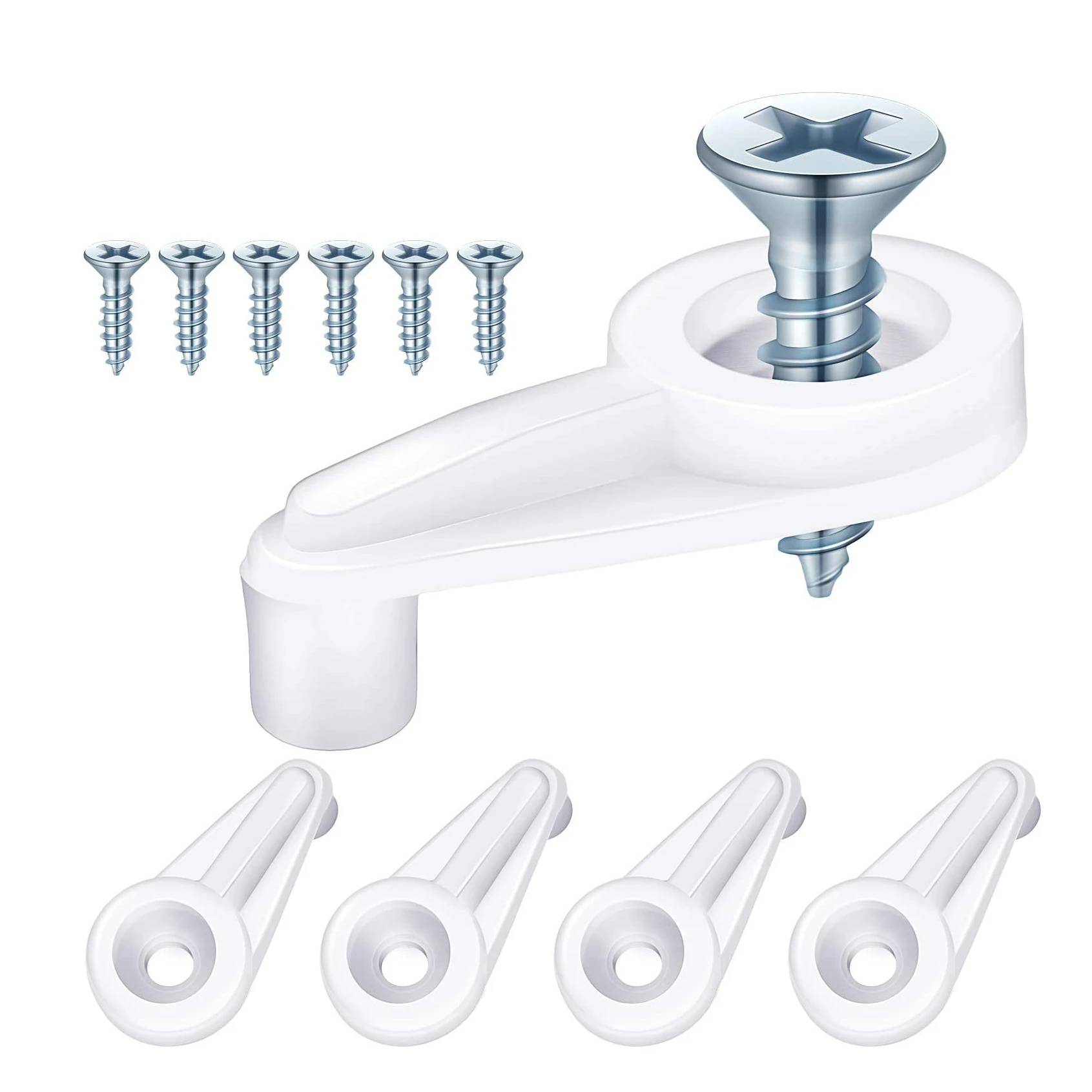 Manufacturers Wholesale Mirror Fixed Plastic Mirror Hangers Accessories Fittings Pins Plastic Support Clips