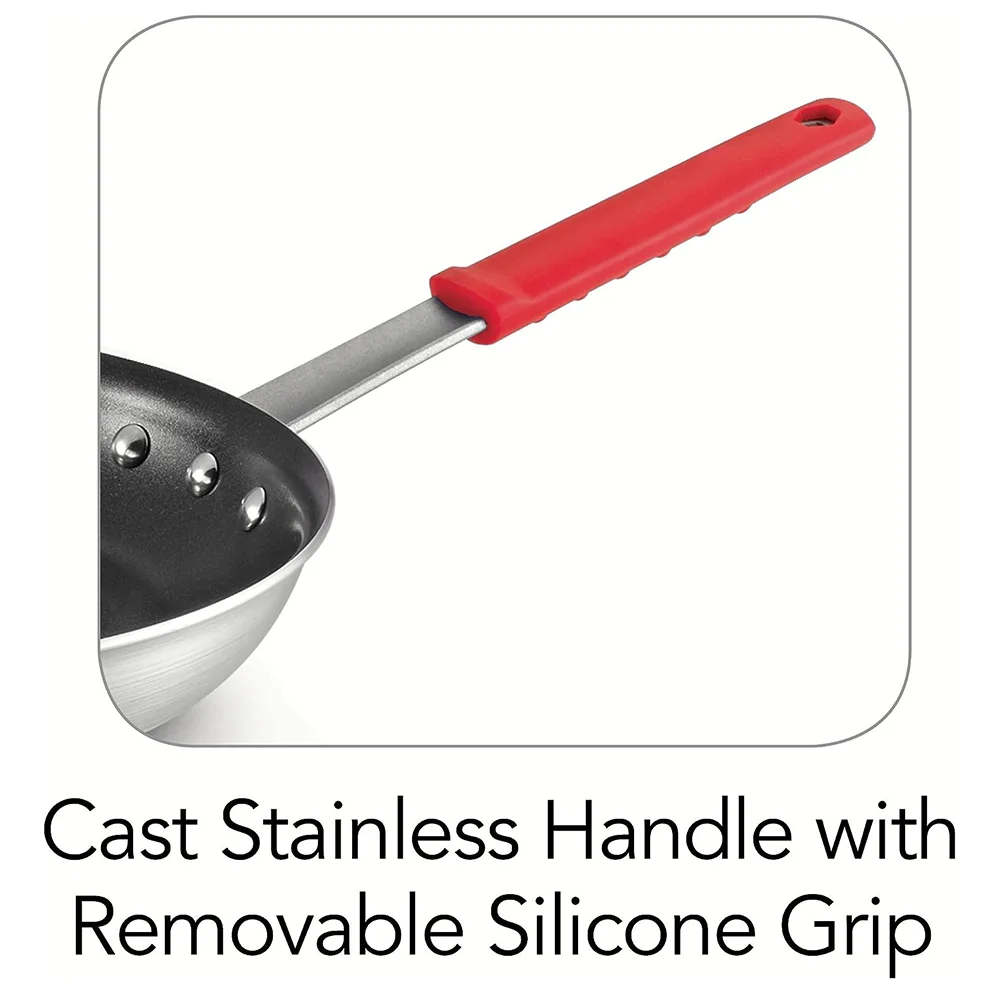 MYH Professional Aluminum Nonstick Restaurant Fry Pan  10 inch With Soft Touch Handle Dishwasher-safe