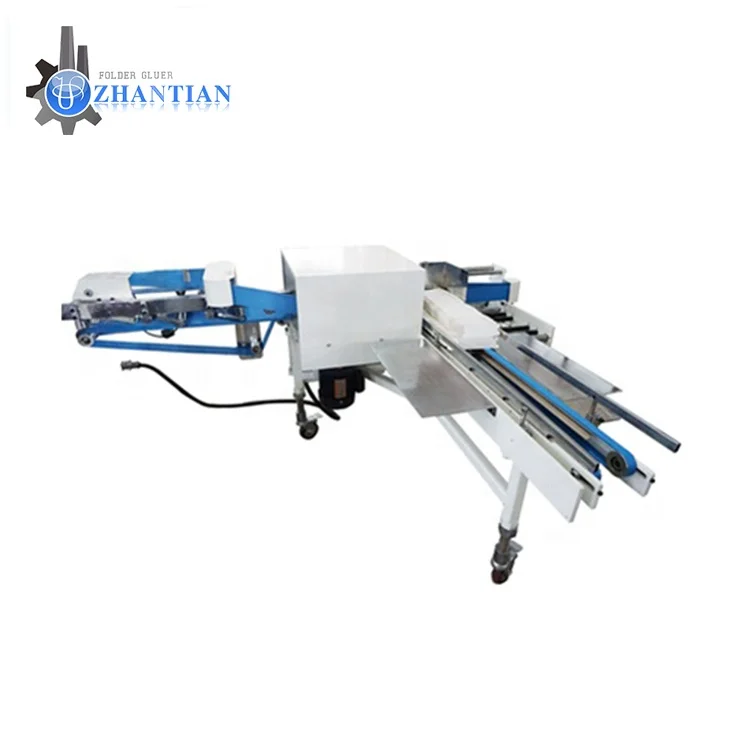 Latest hot selling high speed machinery high efficiency carton box collecting folder gluer