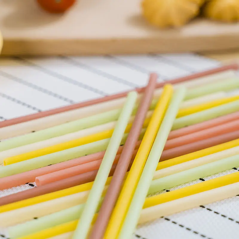 New Product Disposable Natural Biodegradable Drinking Rice Wheat Straws