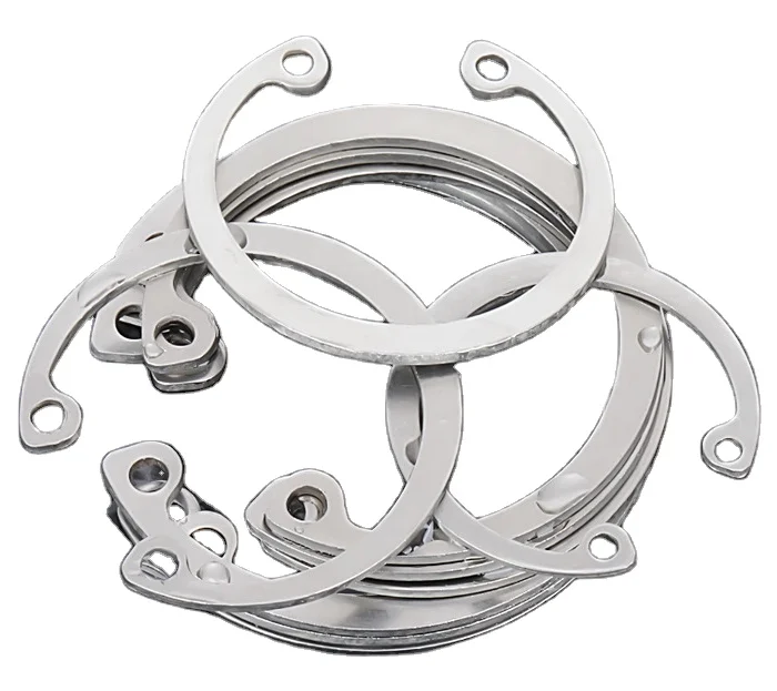 Customize 316 304 stainless steel  8-380mm Din 472 Retaining Rings Internal Tooth Style Circlips For Holes For Bores
