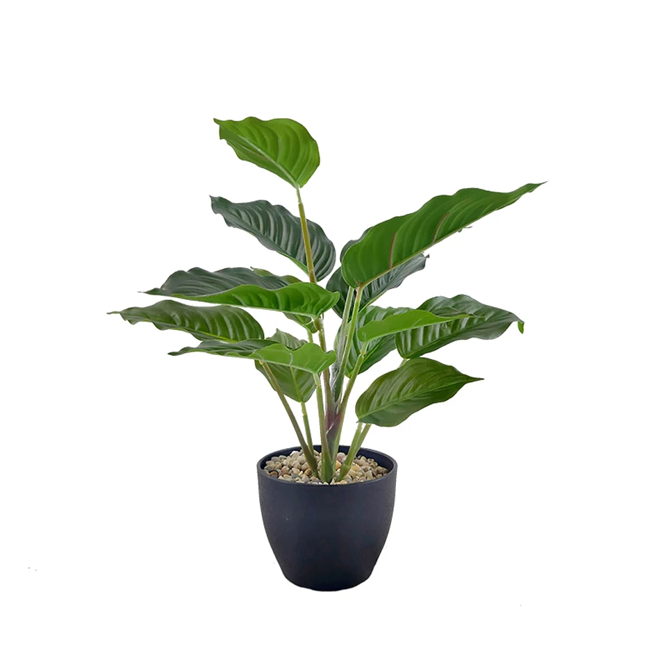 Hot selling artificial plants wholesales wholesale leaves evergreen garden decoration home decoration wedding decoration realistic greenery