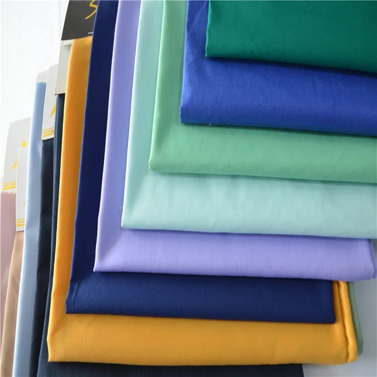 Factory supply 65% Polyester 35% Cotton polyester Plain TC Dyed Pocketing Fabric
