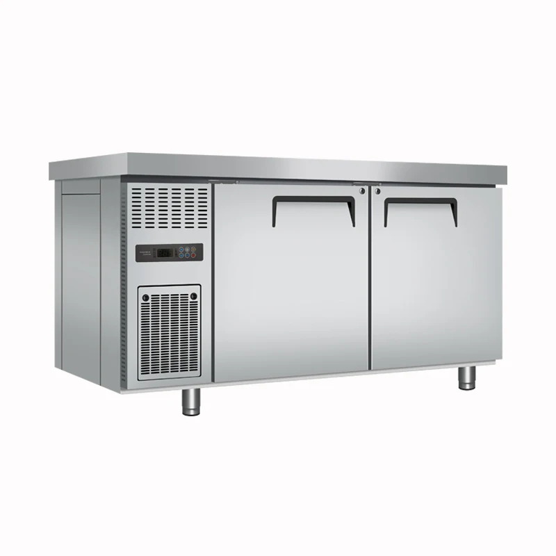 Hot Sale Commercial American Style Restaurant Fridge Freezer And Double Door Refrigerator Under Counter Blast Freezer Factory
