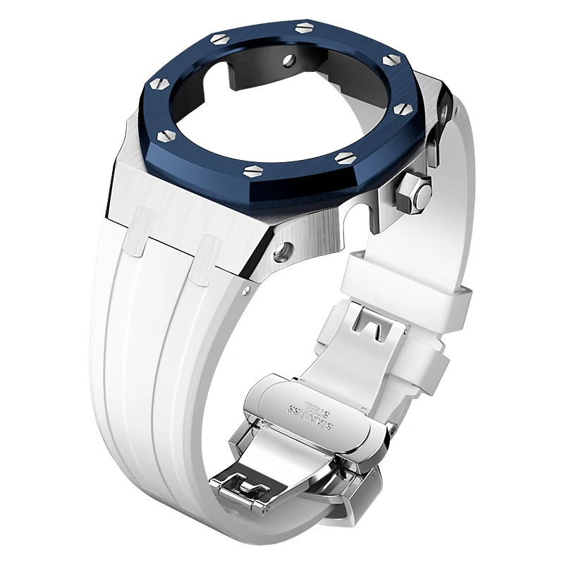 Gien creatives 2021 New Luxury 316L SS metal strap mod case bezel case for GA2100 4th Generation IP Rose gold Modified parts