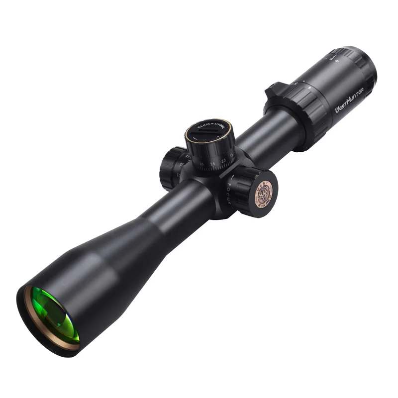  Горячая Распродажа WestHunter HD 4-16X44 FFP первый фокусный плоский оптический прицел для охоты на открытом воздухе военный с широким углом