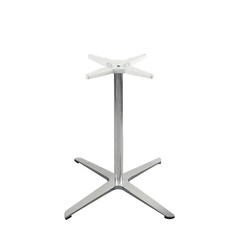 Classical metal restaurant table base factory modern  iron cross legs cafe table base