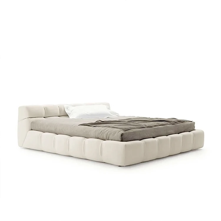 Hotel Queen Room Modern Solid Wood Bed Frame King Size For Bedroom Furniture