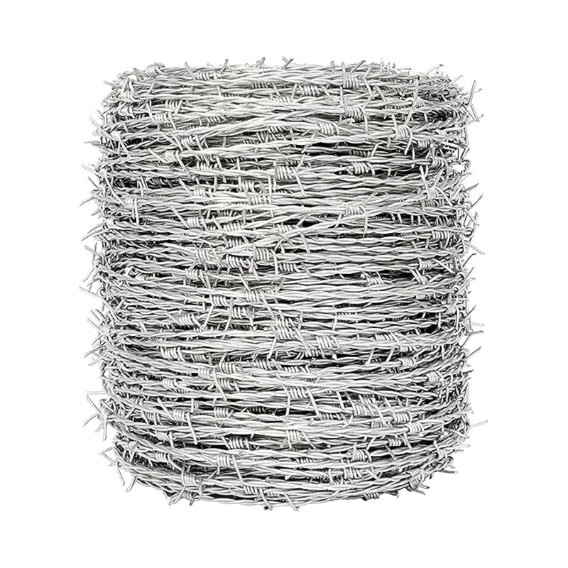 14 gauge  984ft 4-Point High-Tensile Galvanized Steel Barbed Wire Barbed Wire Fencing Razor Barbed Wire for farm fence
