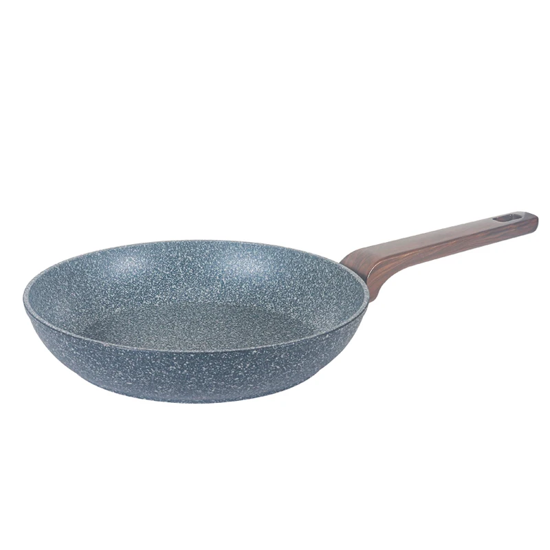 Induction Bottom Pans Set 20-28cm Durable Granite Non Stick Coating Granite Forged Aluminum Fry Pan