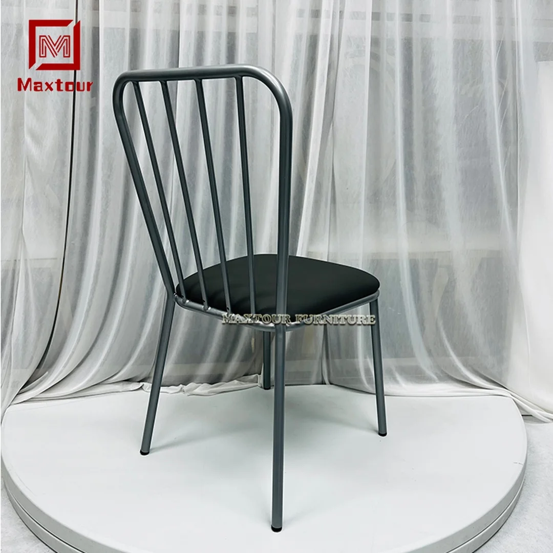 Foshan Factory Direct Sale Cheap Event Party Metal Wedding Dining Chair for Hotels Halls