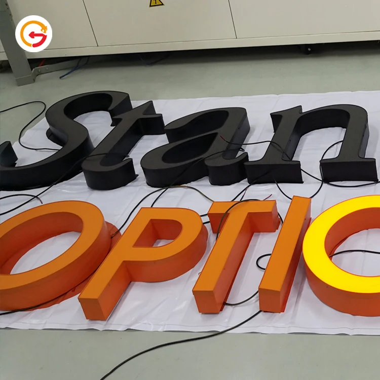 JAGUARSIGN Custom Illuminated Lighted Frontlit Logo Sign Shop 3D Led Channel Letters Advertising Barber Led Sign Manufacturer