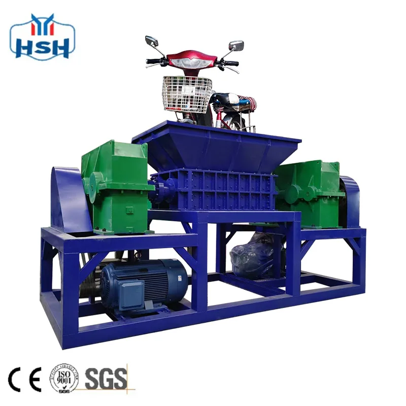 2024 Best Seller tire recycling machine truck tire recycling mobile crusher scrap electric crusher