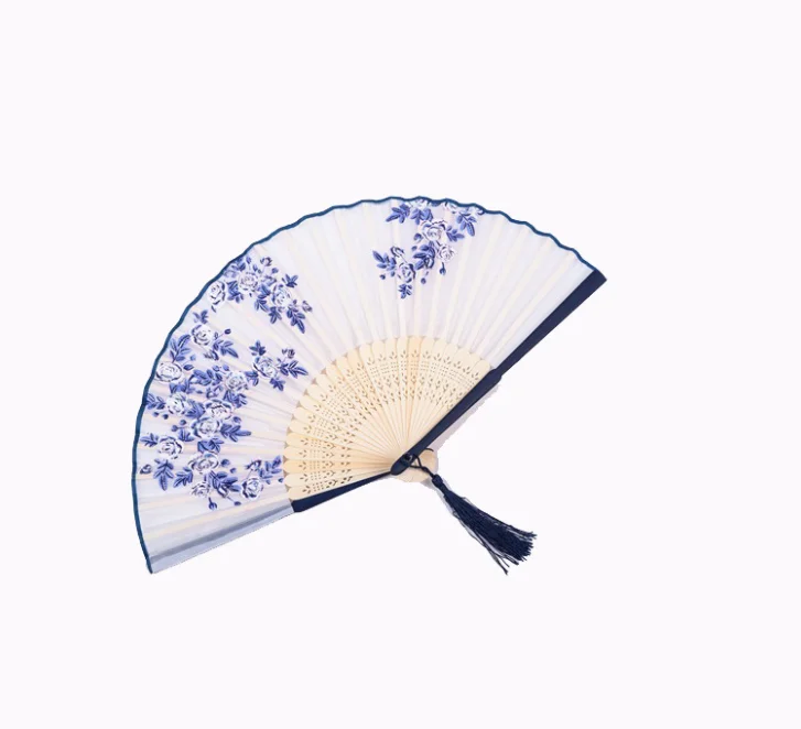 Promotion Gift Bamboo Fans Designs Fashion High Quality Personalized Print Paper Hand Fans