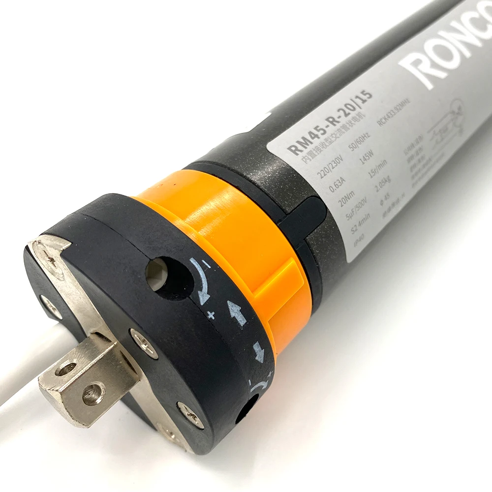 Стандартный трубчатый двигатель переменного тока Ronco 45 мм по низкой цене