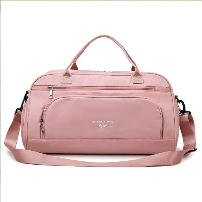 Модная Дорожная сумка унисекс с отделением для обуви Прочная Большая Сумка-Оксфорд черная выходных и ночных дней