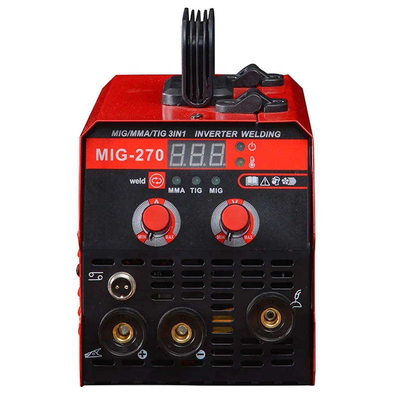 NBC-270 Multi-Function 3-In-1 MIG/MMA/TIG No Gas Shielded Inverter Co2 Welding Machine