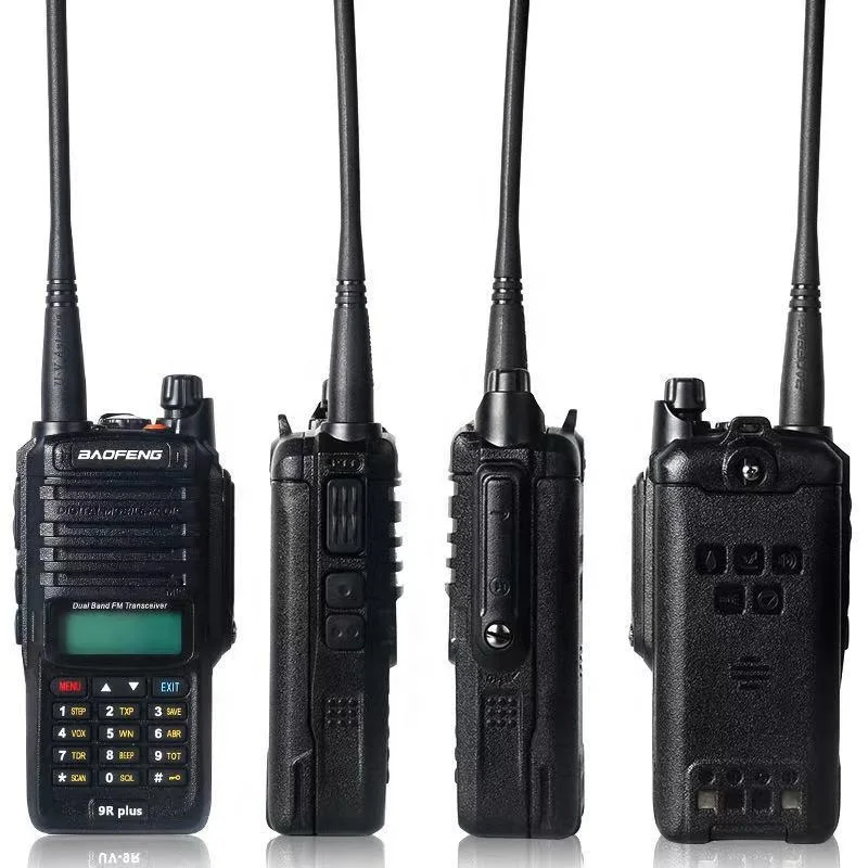  2021 Baofeng UV-9Rplus Водонепроницаемая рация CB радио высокой мощности VHF UHF Двухдиапазонная ручная двухсторонняя 10 км