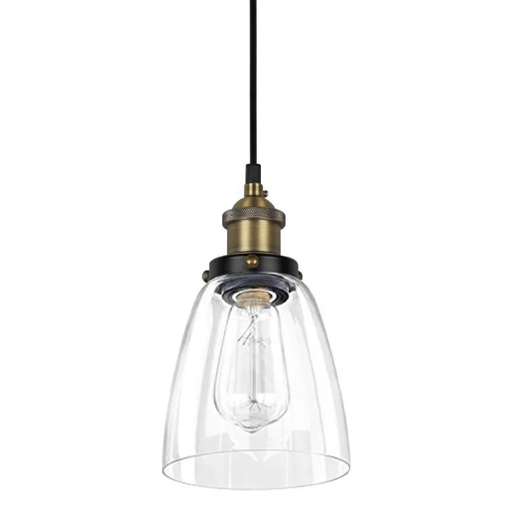 Modern Glass Pendant Lights Industrial Style Pendant Lamp Edison Lighting hanging Dining room lamps