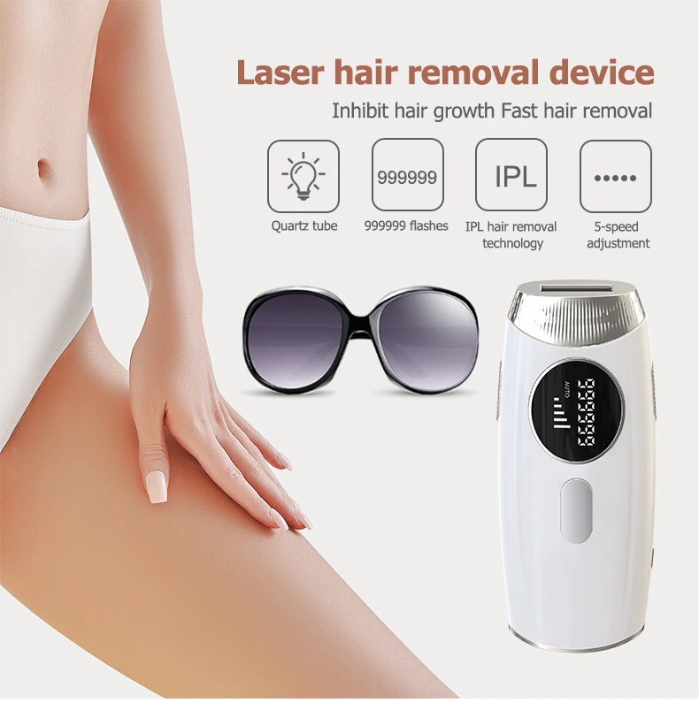 IPL Portable Laser Hair Removal Handheld Permanently Painless Ice Cooling Laser Hair Removal