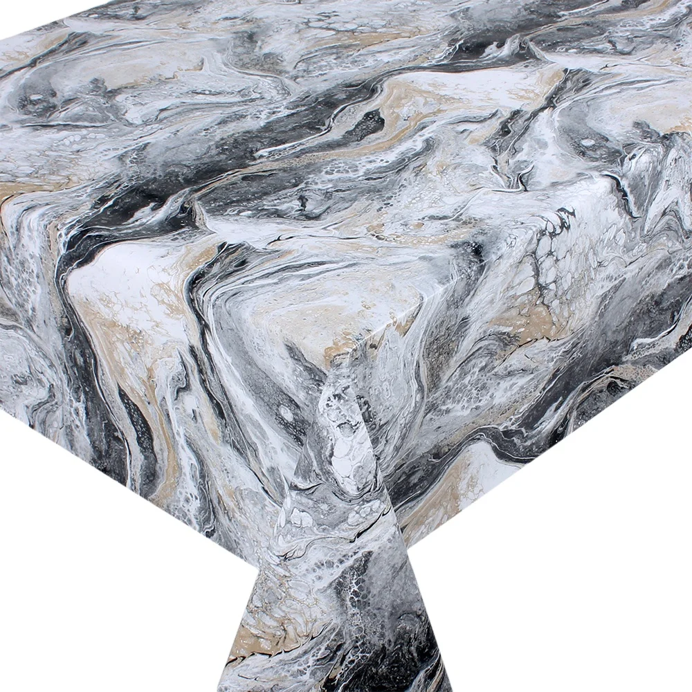 2024 Top Fashion Domestic Modern Simple Water-proof, Oil-resistant Anti-Wrinkle Restaurant Coffee Table PVC Tablecloth