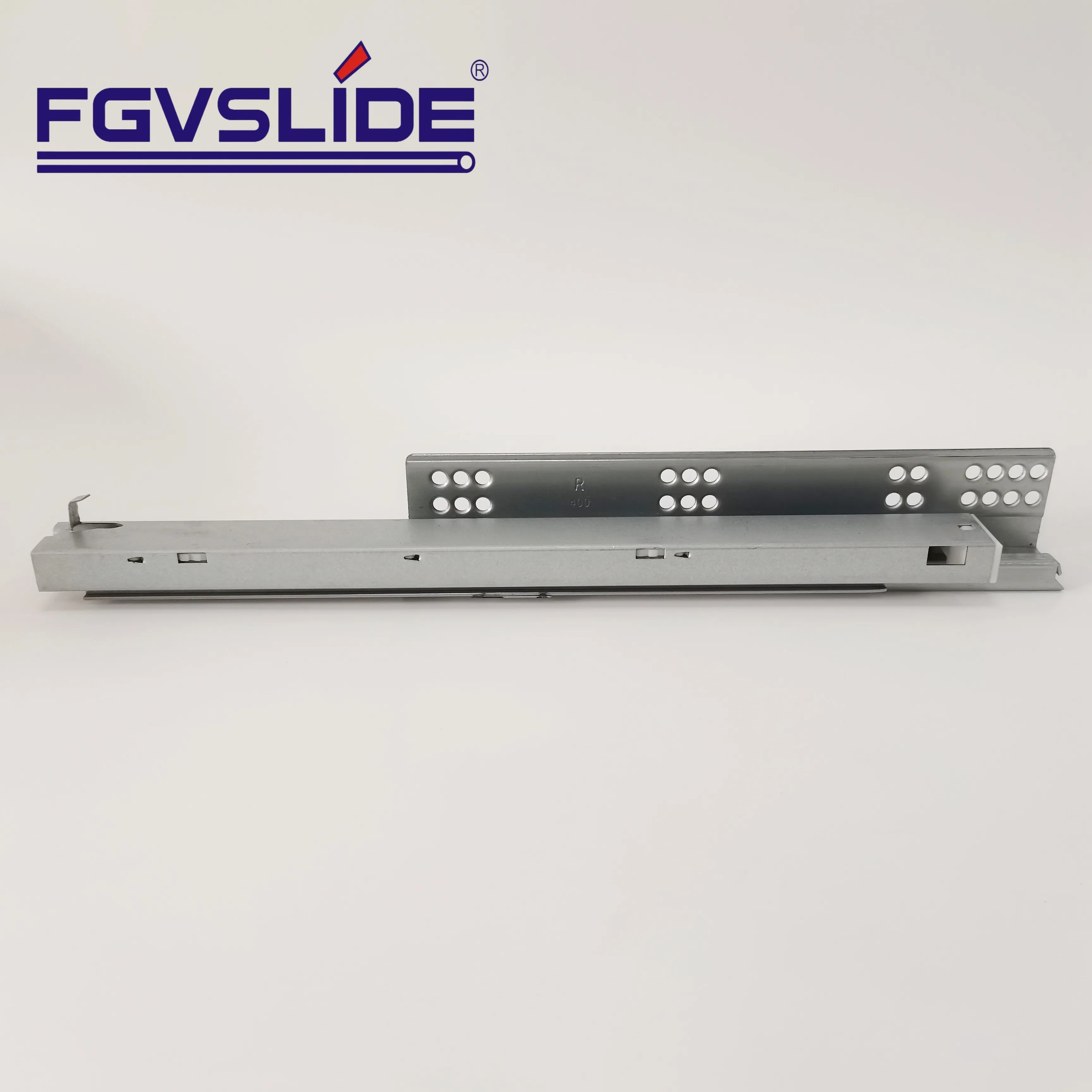FGVSLIDE cabinet soft closing floor mount under drawer slides concealed slides with plastic lock