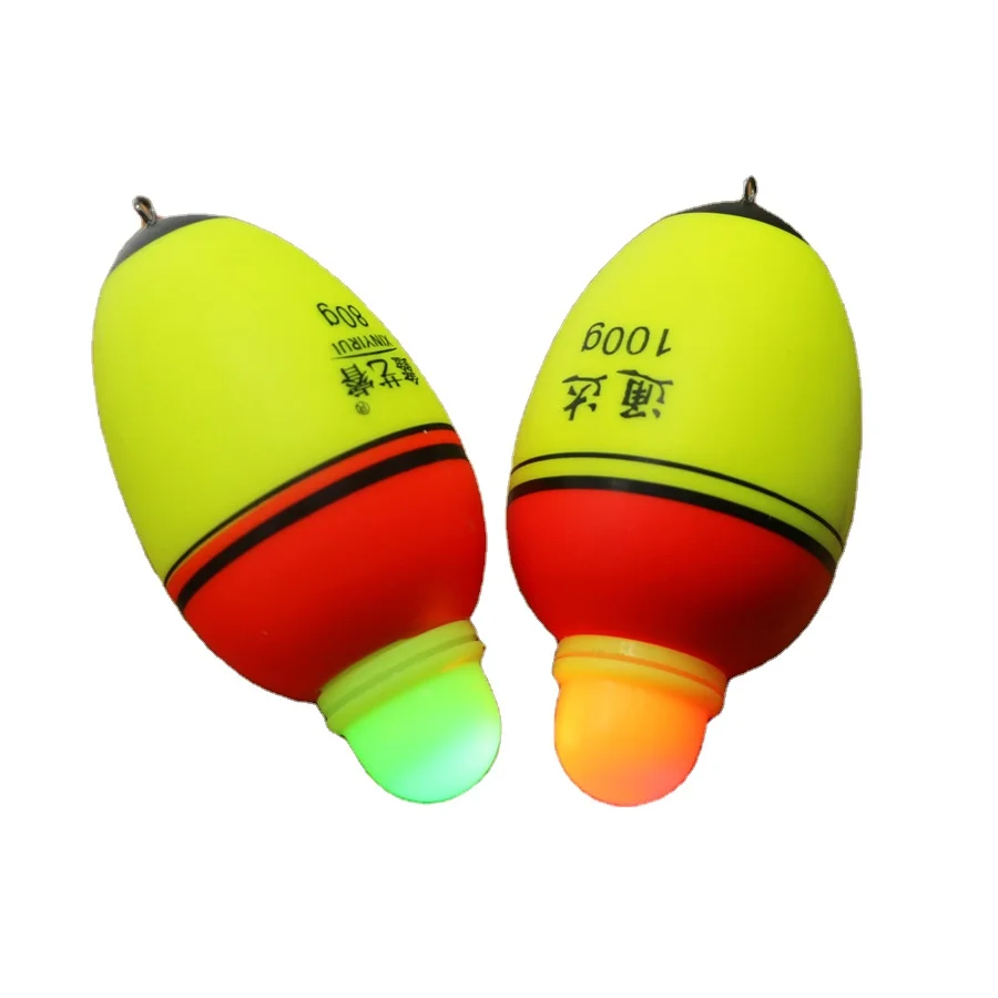 5Pcs Double Optical Interchange Night Led Electronic Luminous Sea Fishing Float Long Shot Drift Rod Stopper Floats Light Pesca