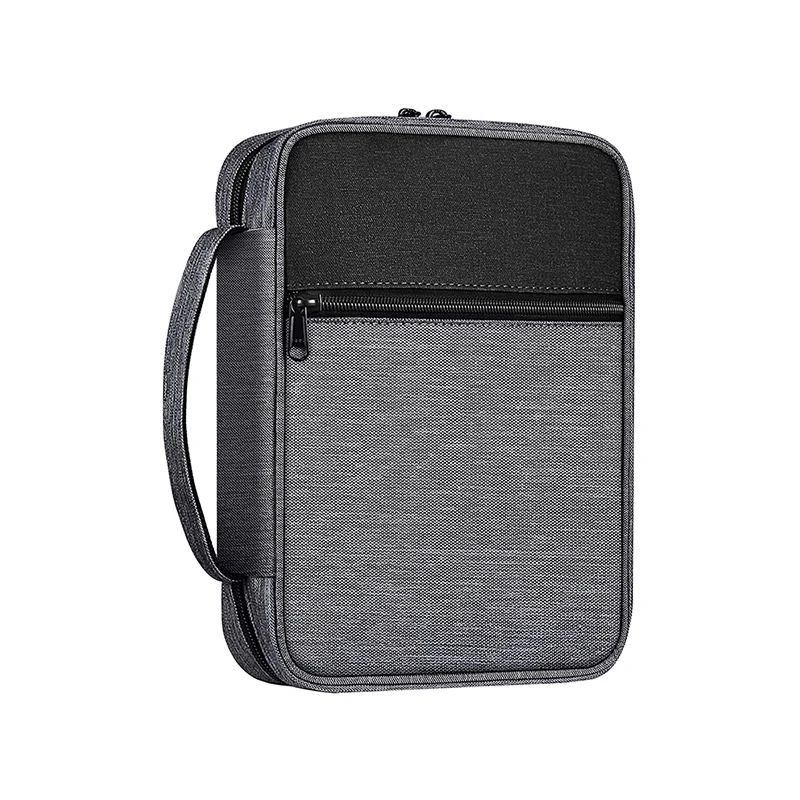 Custom Holy Bible Bag with Zipper Waterproof Study Book Case Bible Cover