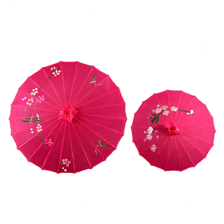 WeddingTraditional Handmade Parasol Folded Oil Paper Umbrellas With Photo Print Paper Parasol