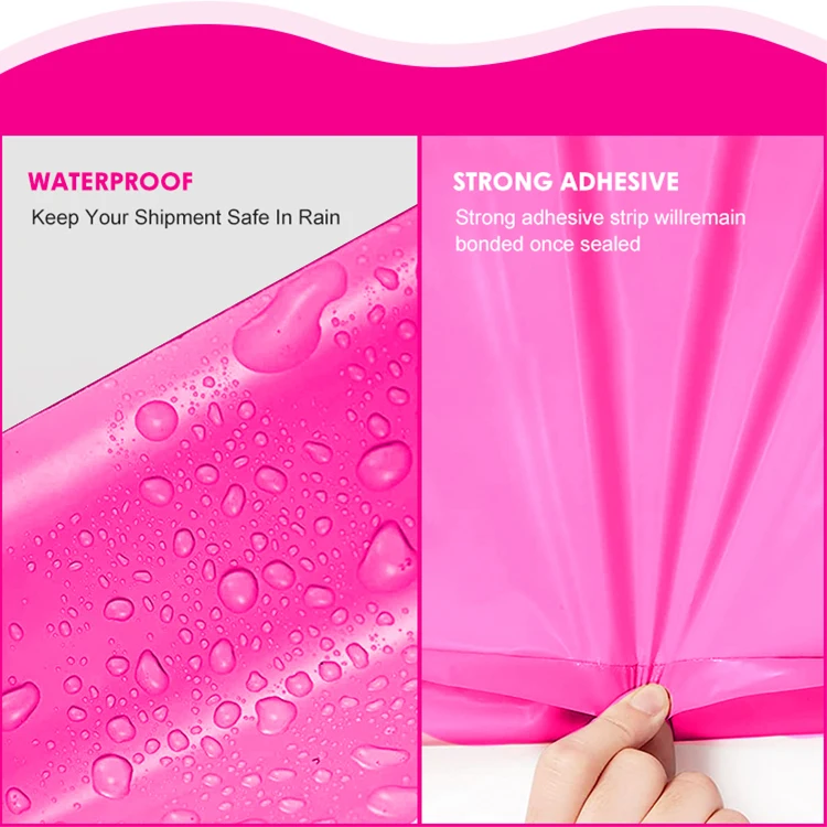 High Quality Manufacturing Fashion Custom Shipping Bag Poly Mailer Mailing Plastic Bag with Self Adhesive